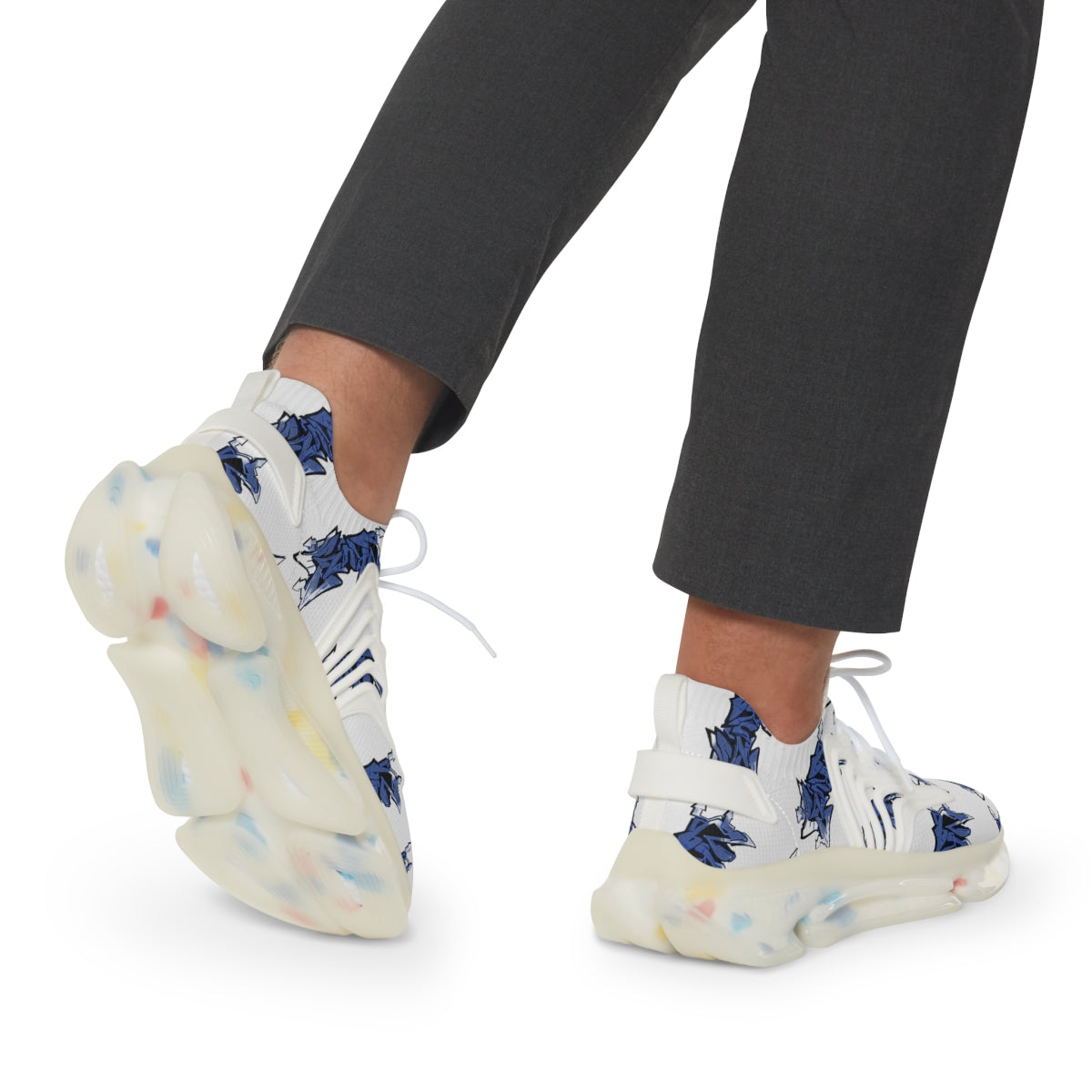 CruzZ - Men's Sneakers - White and Royal Blue
